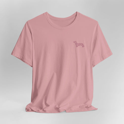 Dachshund T- Shirt - Dachshund Shirt for Women - Dachshund Mandala Tee